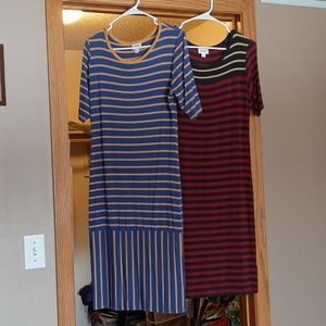 Lot of 2 LulaRoe dresses